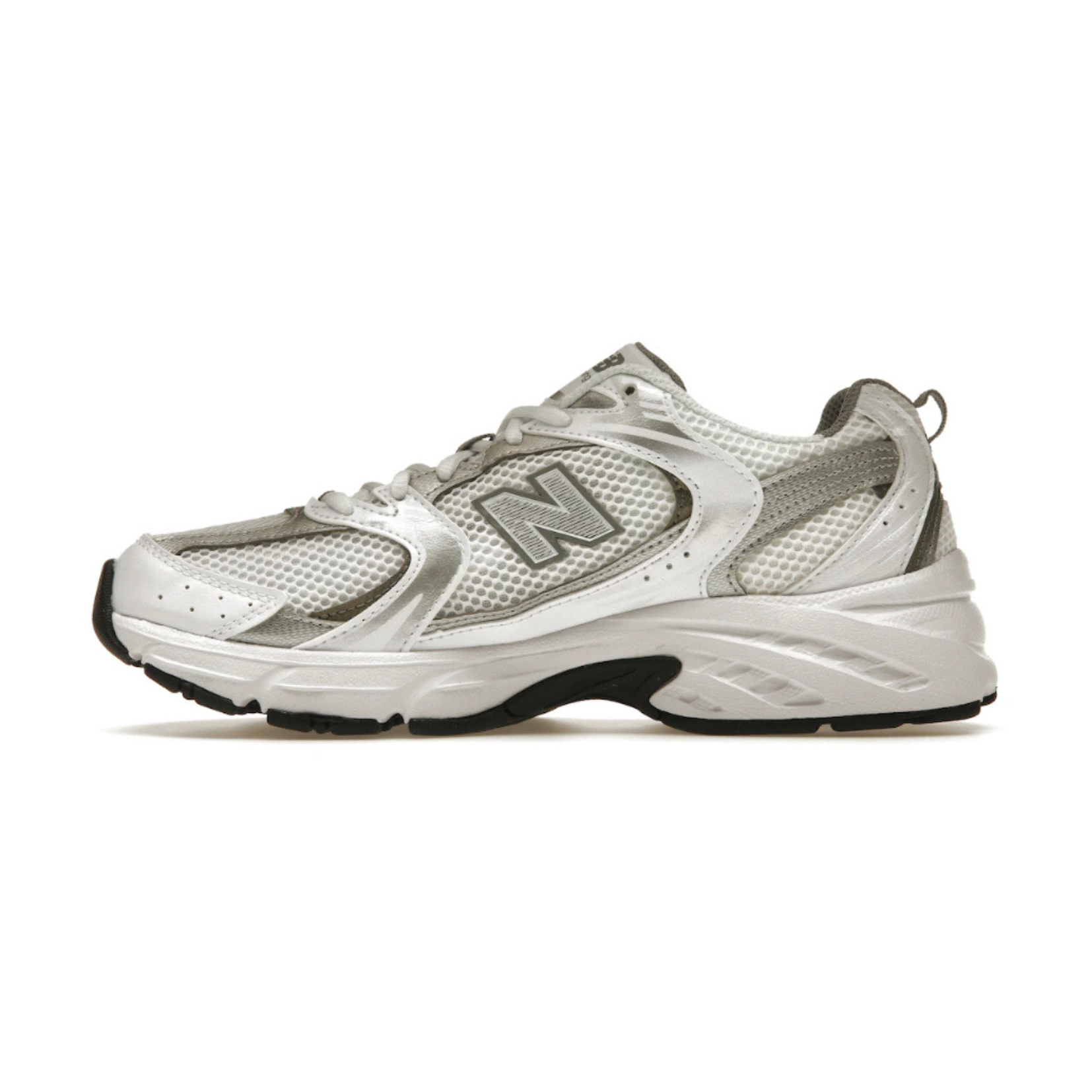 New Balance 530 White Silver Metallic