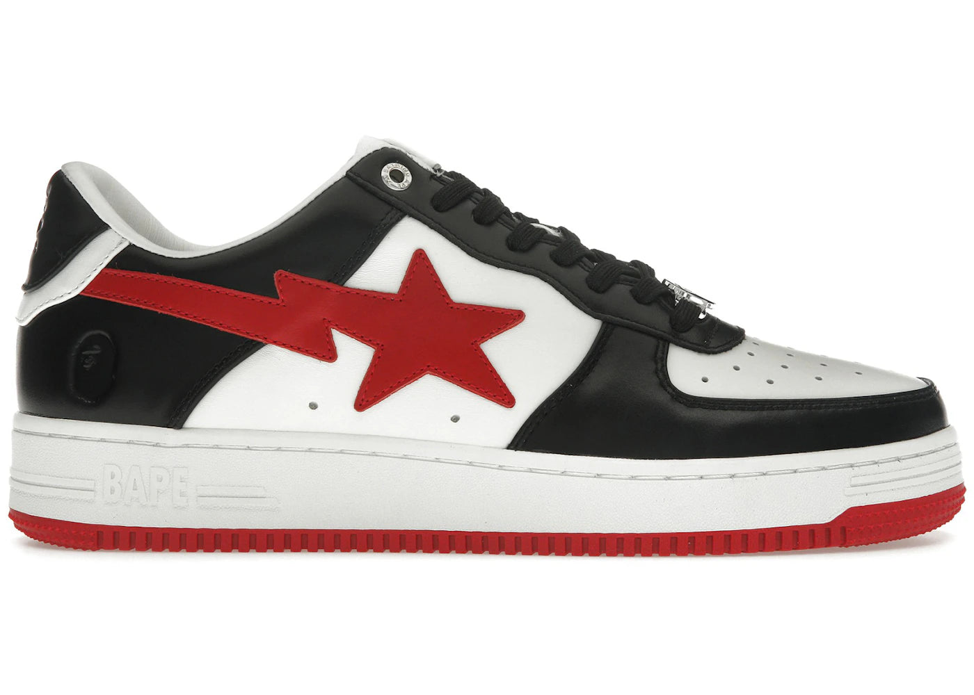 A Bathing Ape Bape Sta-#3 M2 White Black Red