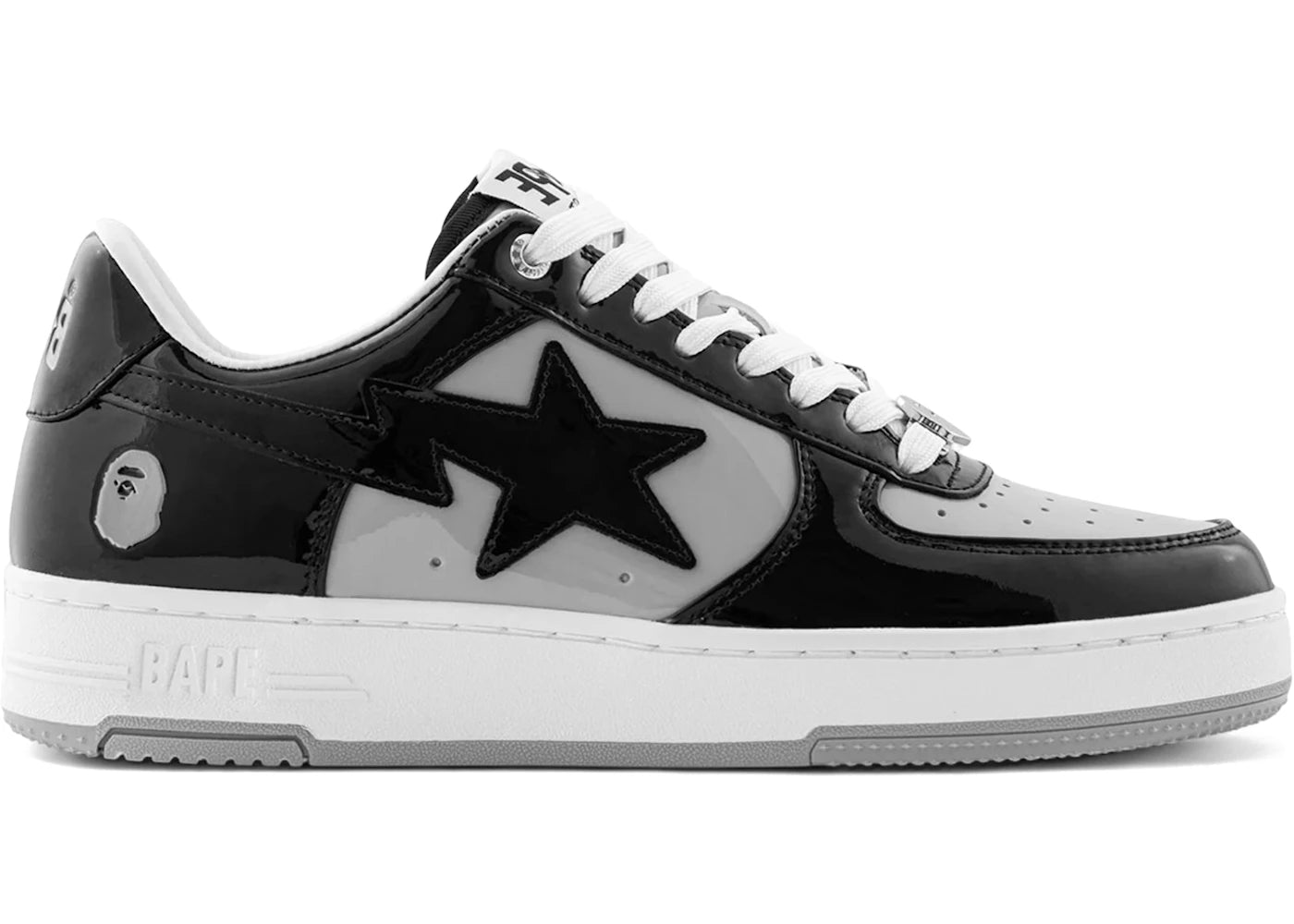 A Bathing Ape Bape Sta #4 Black Grey