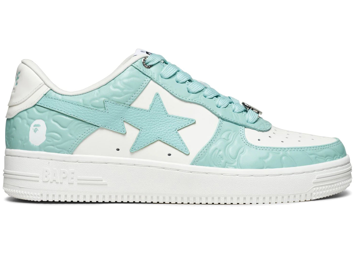 A Bathing Ape Bape Sta-#4 Line Camo White Sax