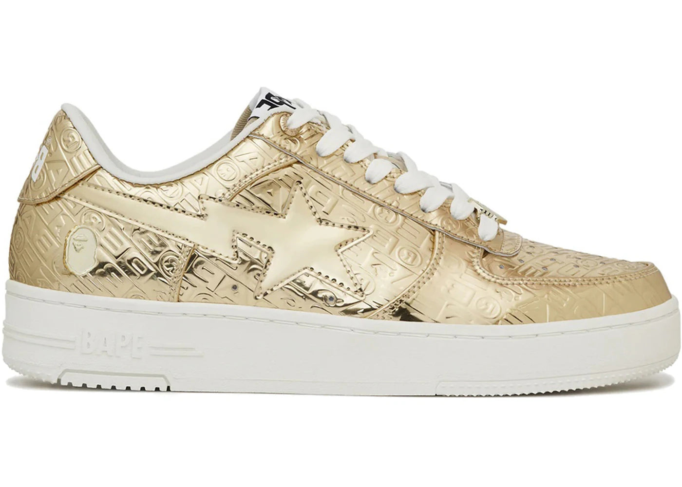 A Bathing Ape Bape Sta-#5 Gold