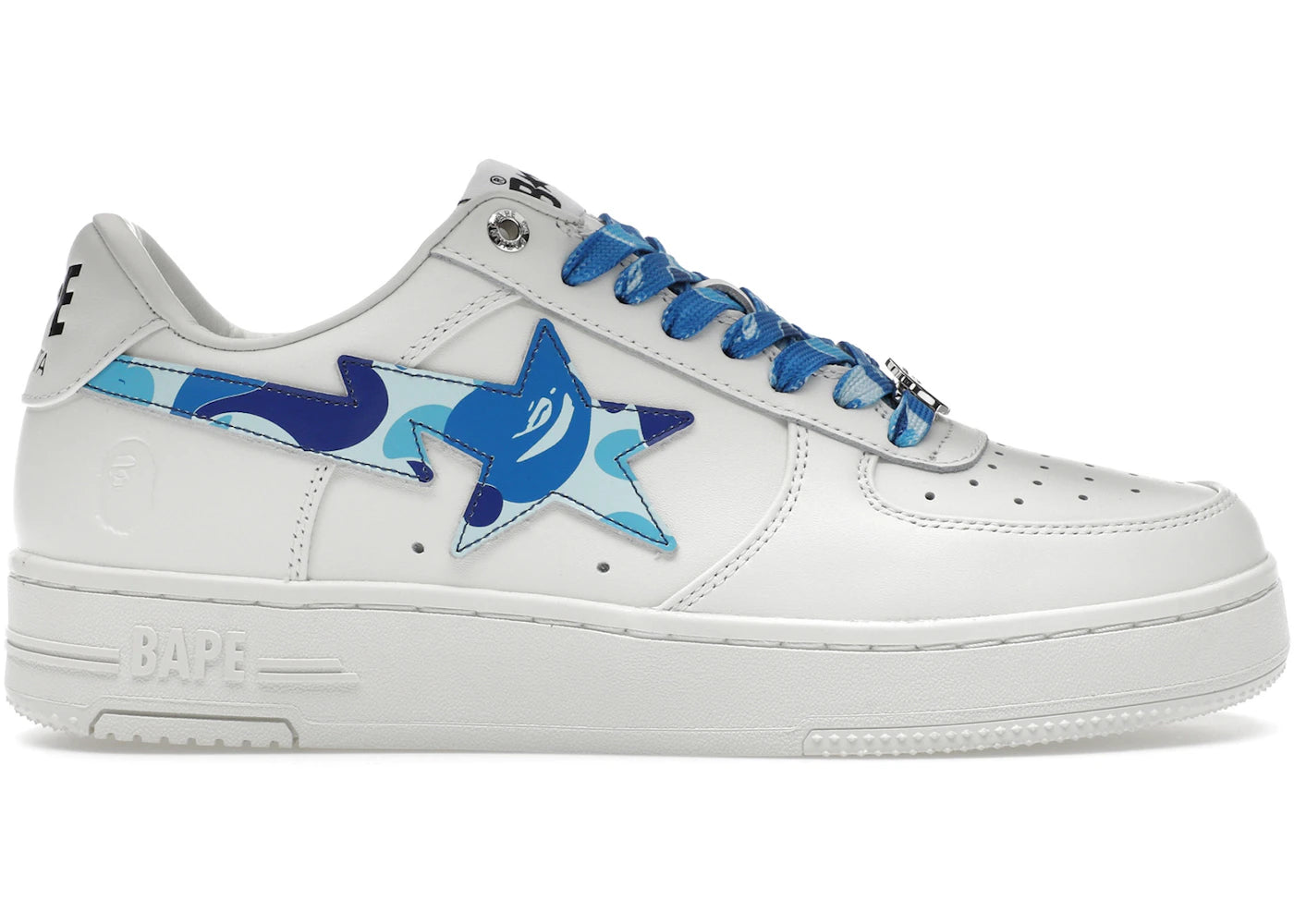 A Bathing Ape Bape Sta Low-ABC Camo White Blue (2025)