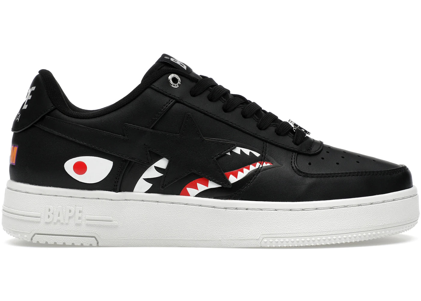 A Bathing Ape Bape Sta Low-Shark Pack Black