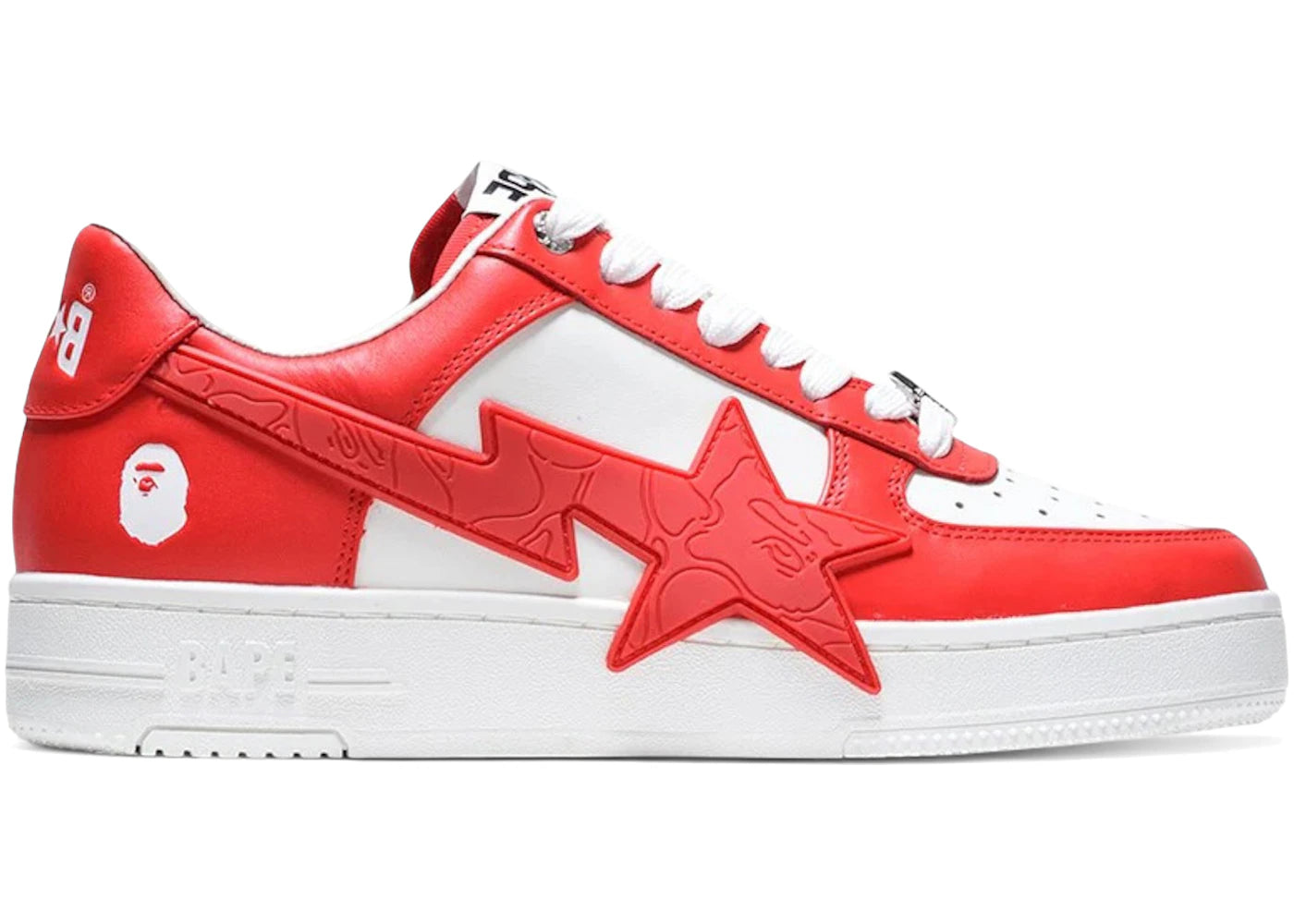 A Bathing Ape Bape Sta OS #2 M2 Red White