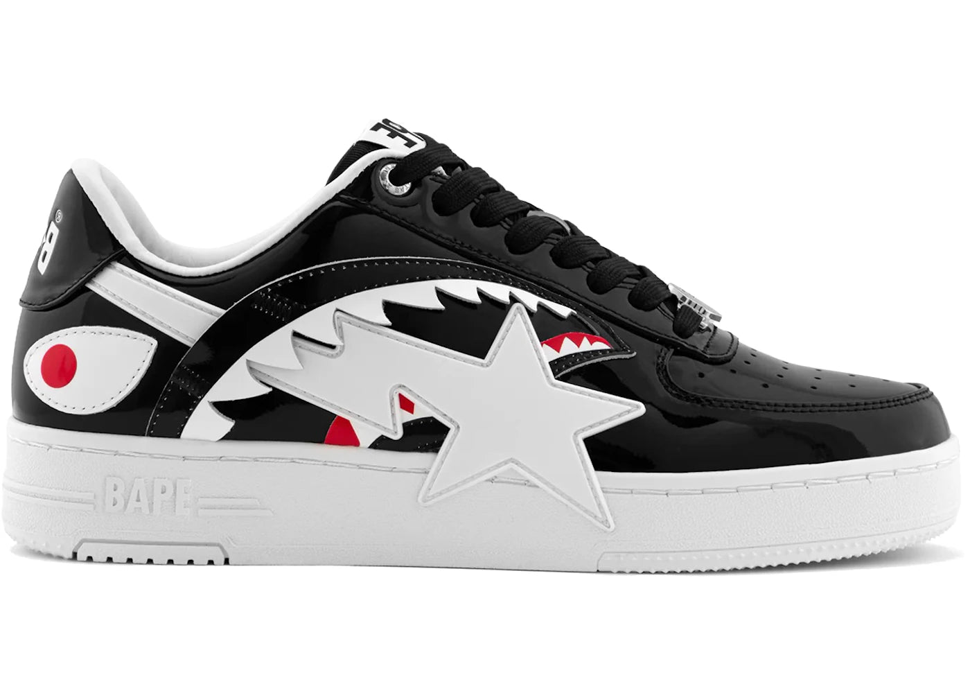 A Bathing Ape Bape Sta OS Shark Black - main view