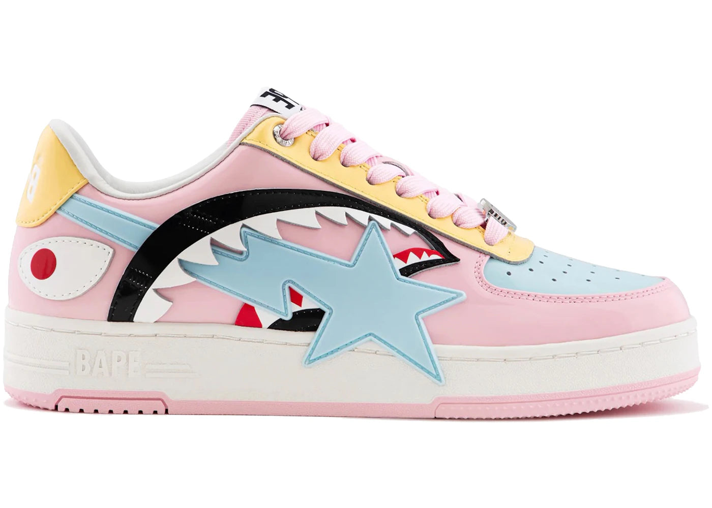 A Bathing Ape Bape Sta OS Shark Pink - main view