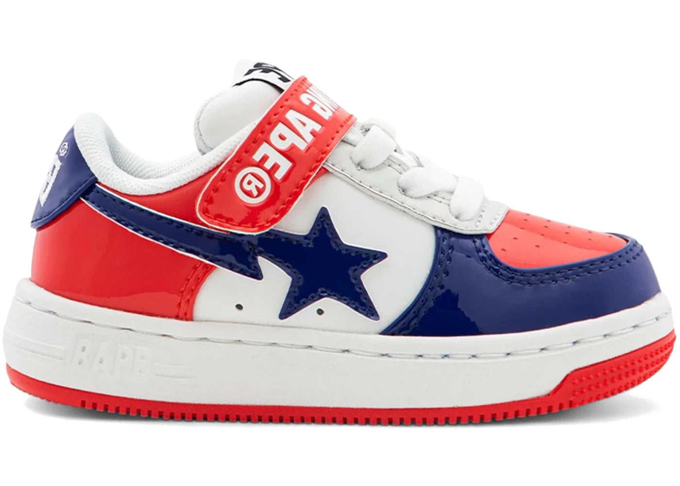A Bathing Ape Bape Sta Red White Blue - main view