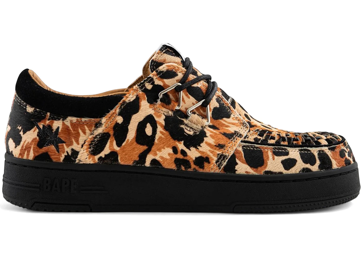 A Bathing Ape Creep Sta Beige Leopard Camo