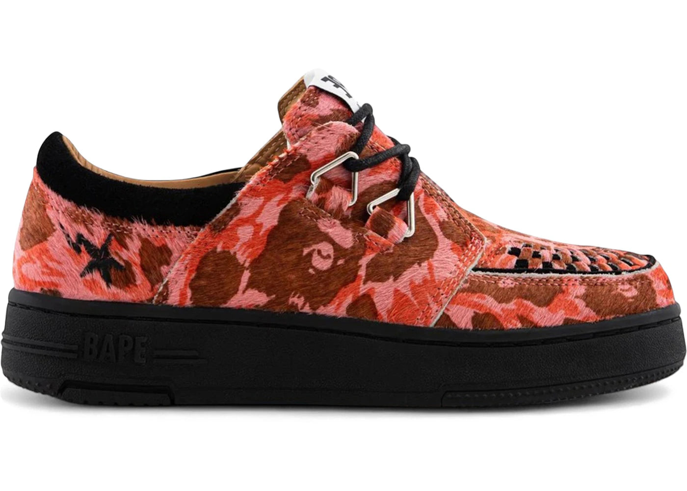 A Bathing Ape Creep Sta Camouflage léopard rose