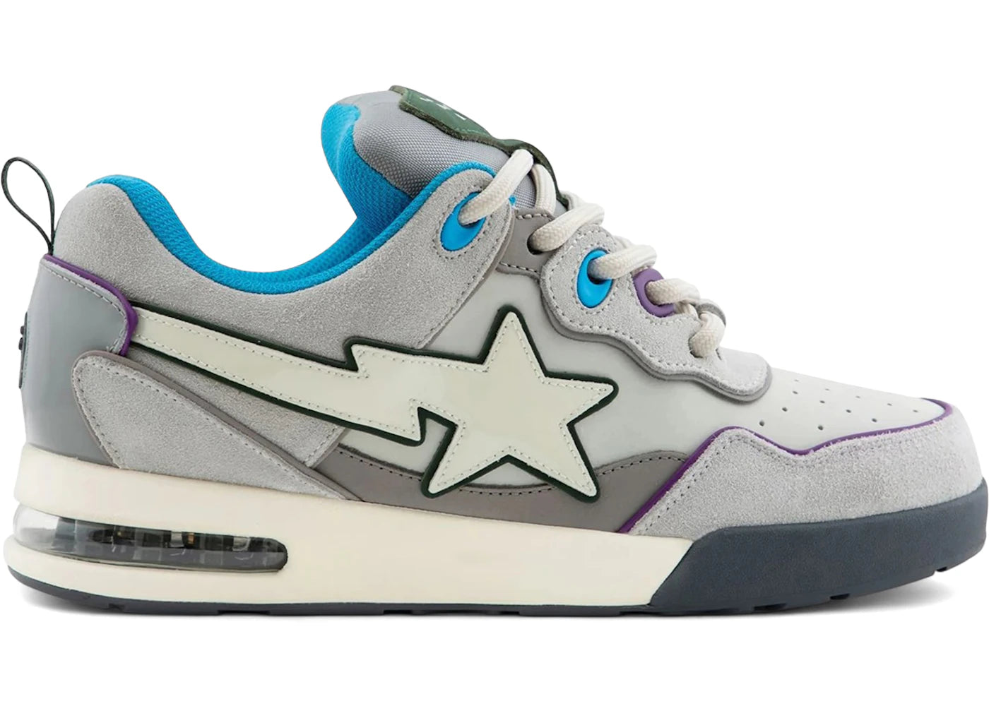 A Bathing Ape Flip Sta-#2 Gray Blue Purple