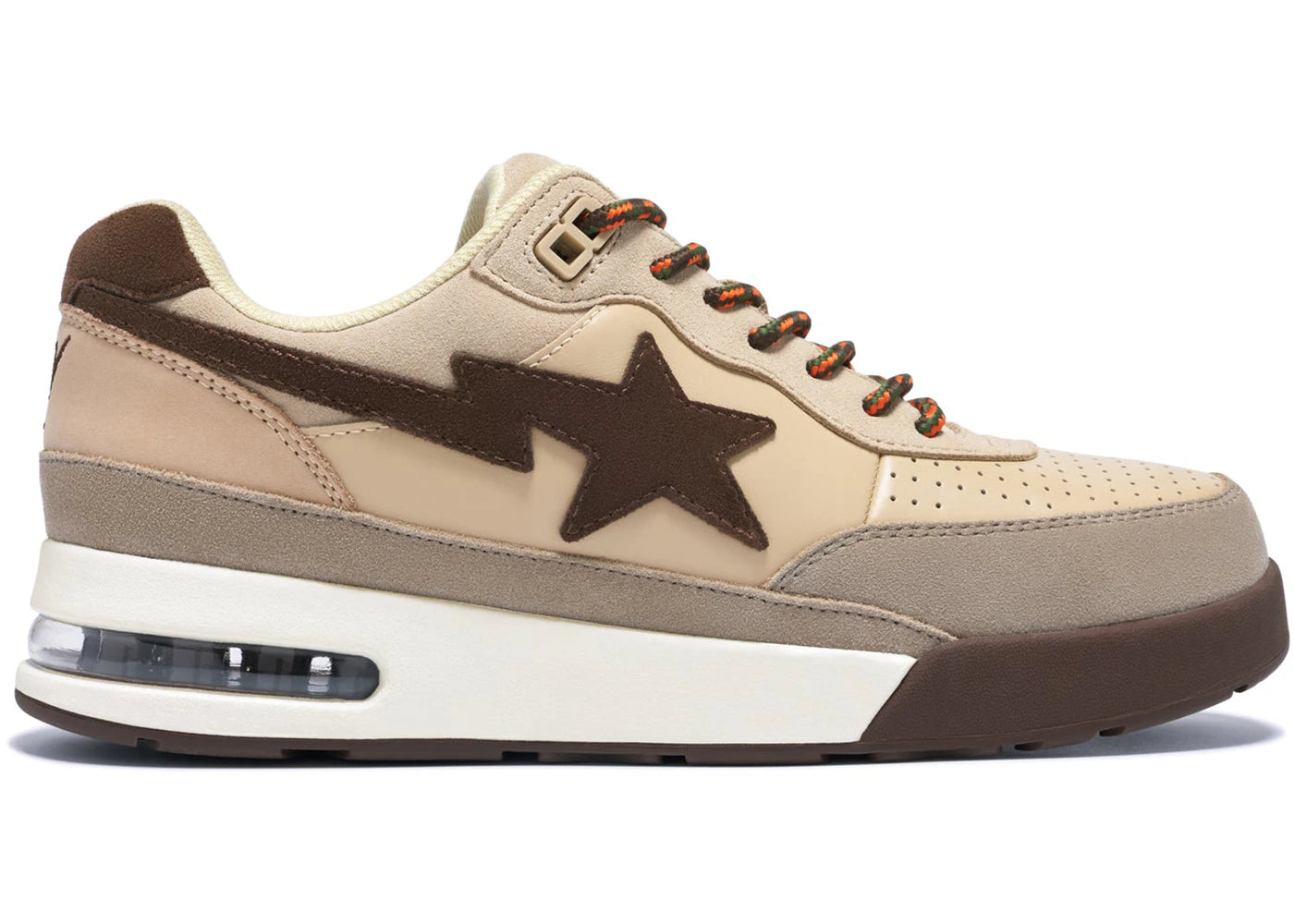 A Bathing Ape Road Sta-#1 Beige Brown