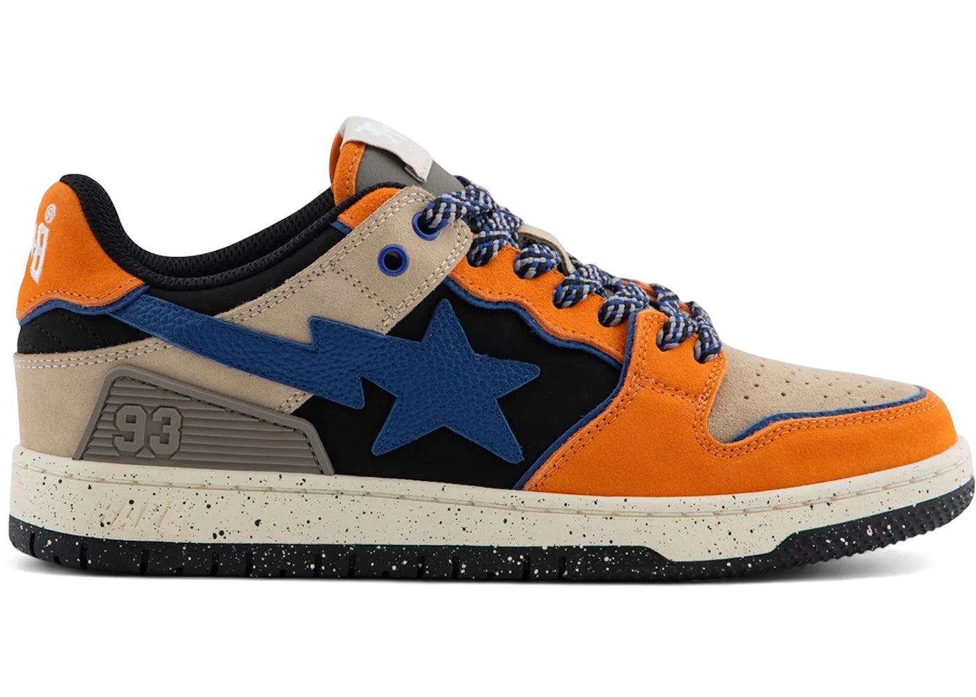 A Bathing Ape Sk8 Sta #1 Trail to Street Orange