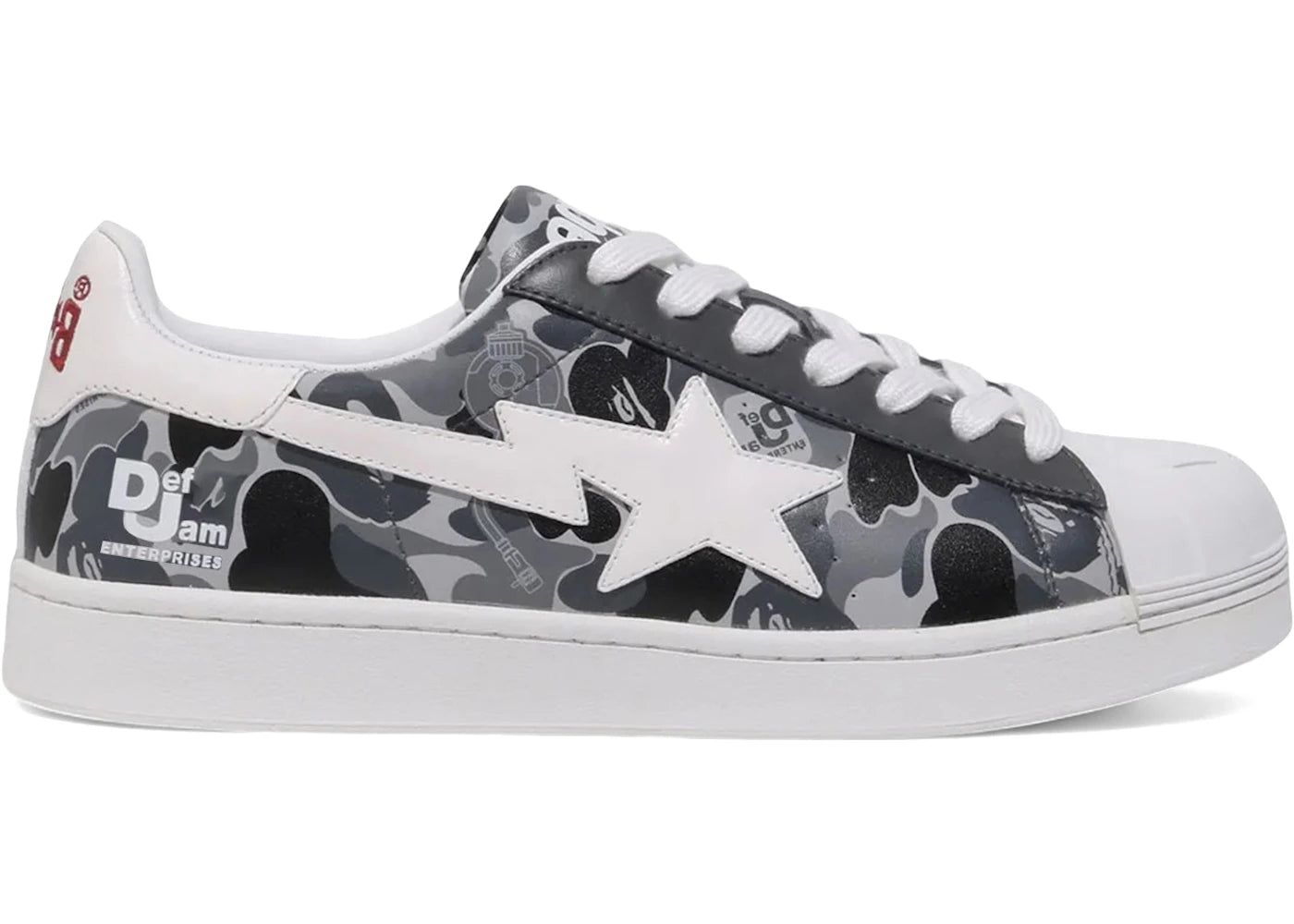 A Bathing Ape Skull Sta Def Jam Grey Camo