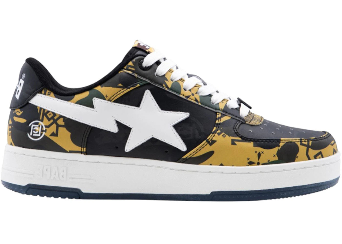 A Bathing Ape x CLOT Bape Sta Yellow