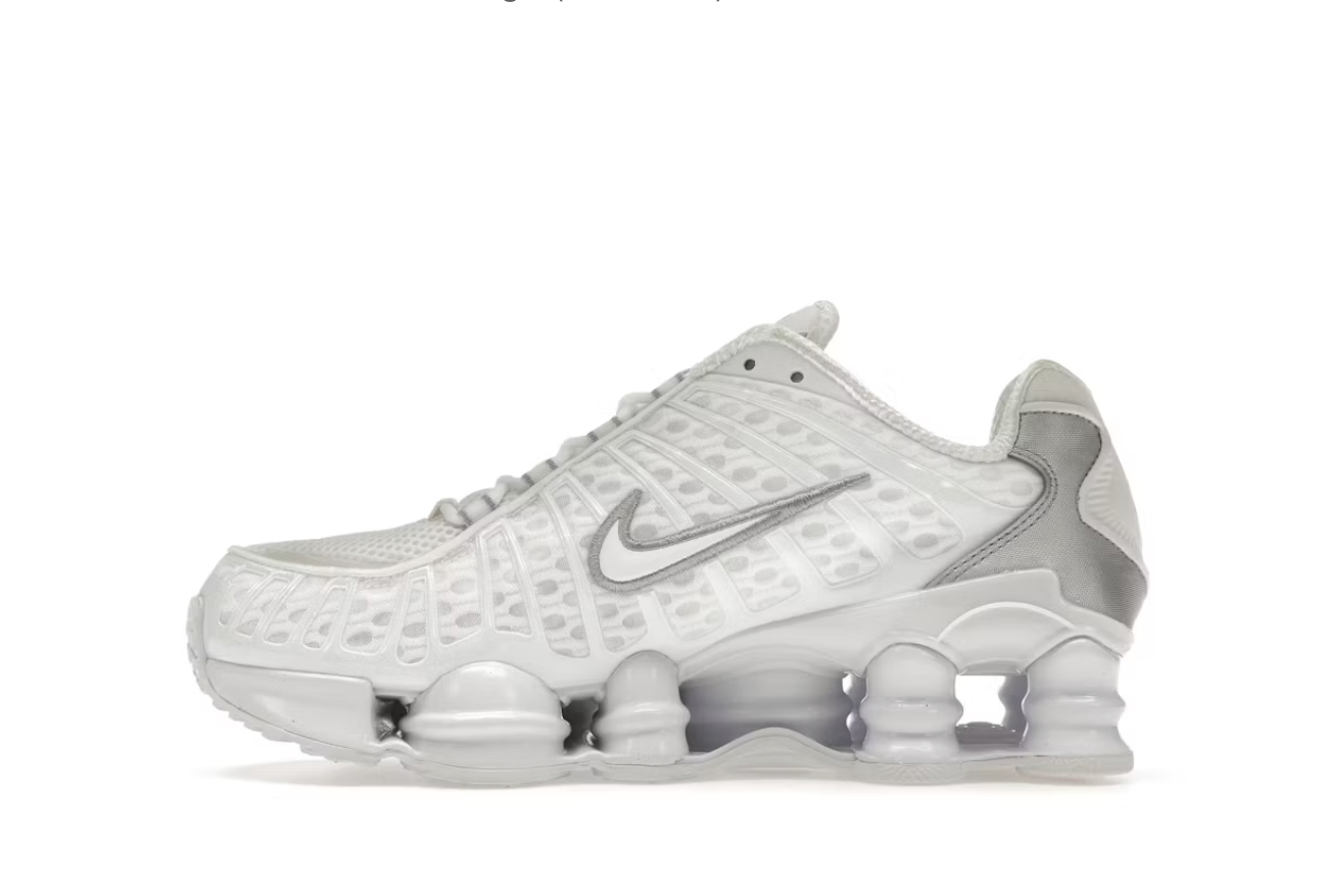 Nike Shox TL White Silver Metallic