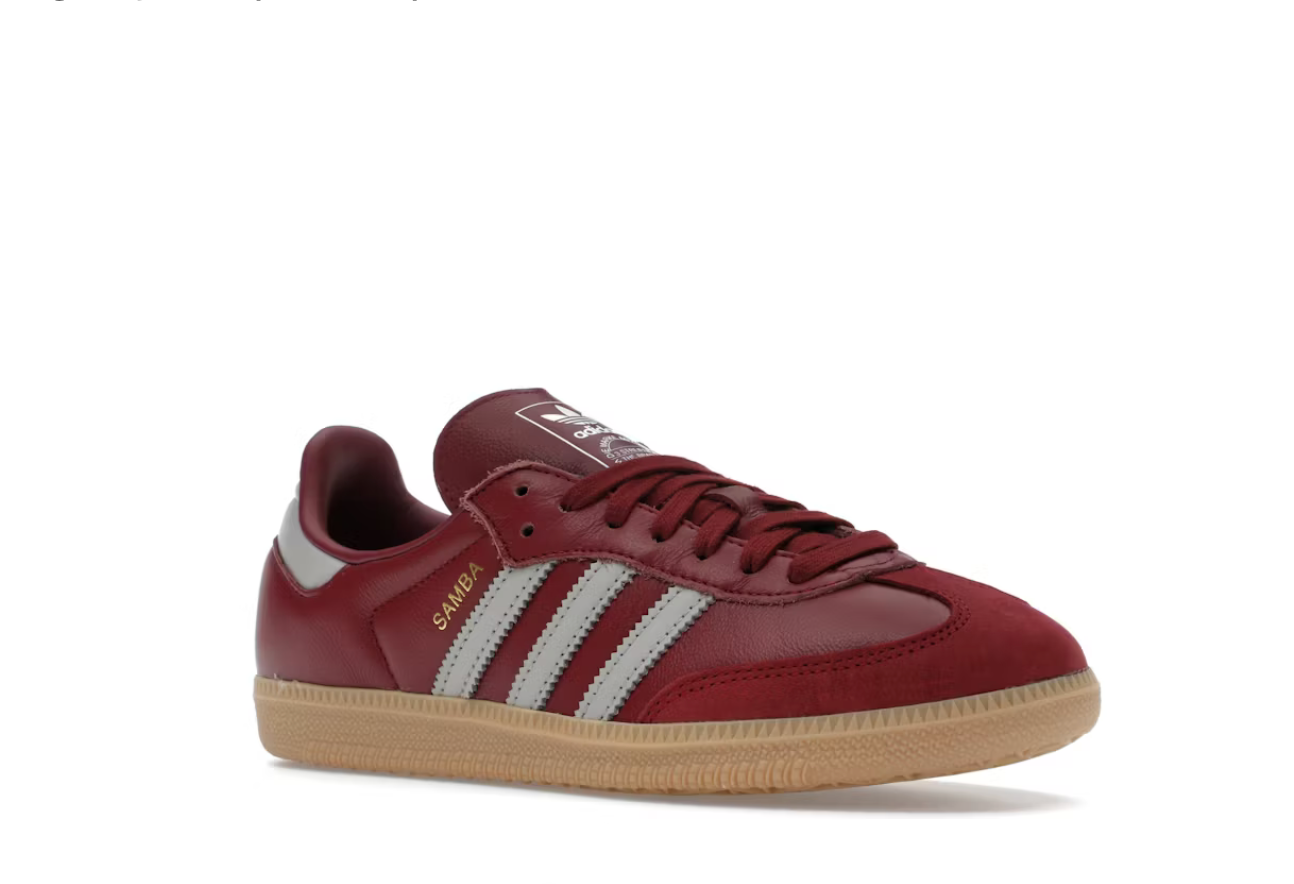 Adidas Samba OG Burgundy Gum