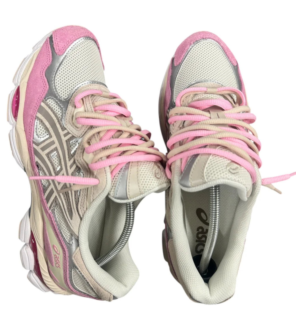 ASICS Gel-NYC-Cream Mineral Beige Pink Double Laces