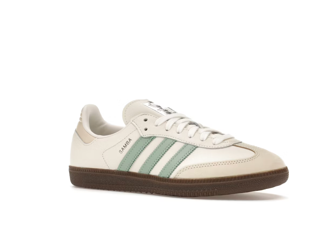 Adidas Samba OG Hazy Green Cloud White