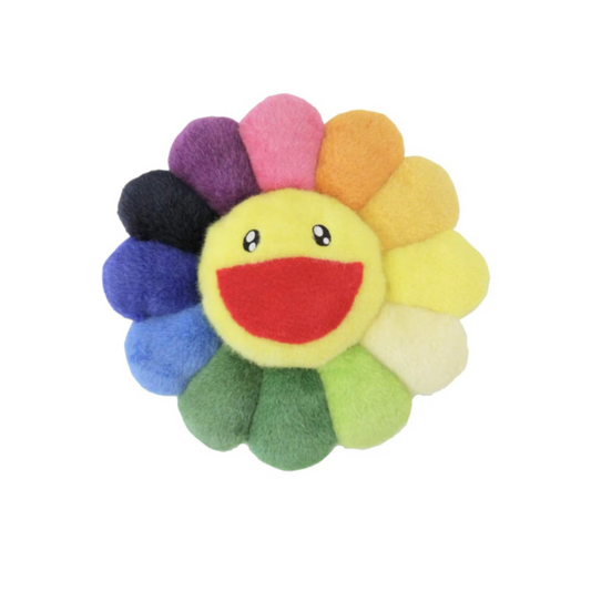 Takashi Murakami Flower Plush Rainbow Yellow