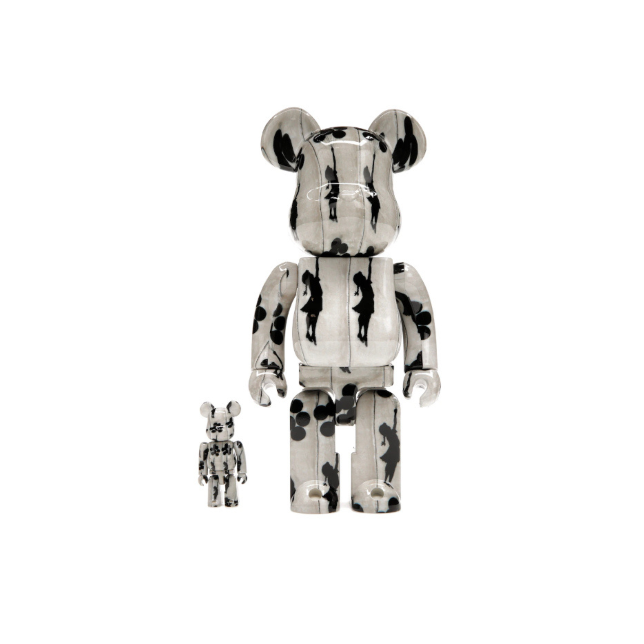 Bearbrick Flying Balloons Girl 100% & 400% Set