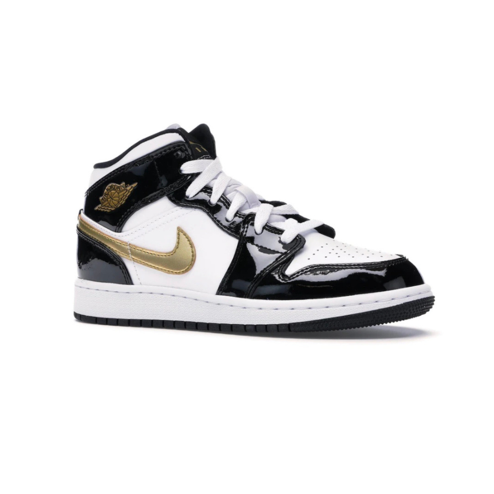 Jordan 1 Mid Black Gold