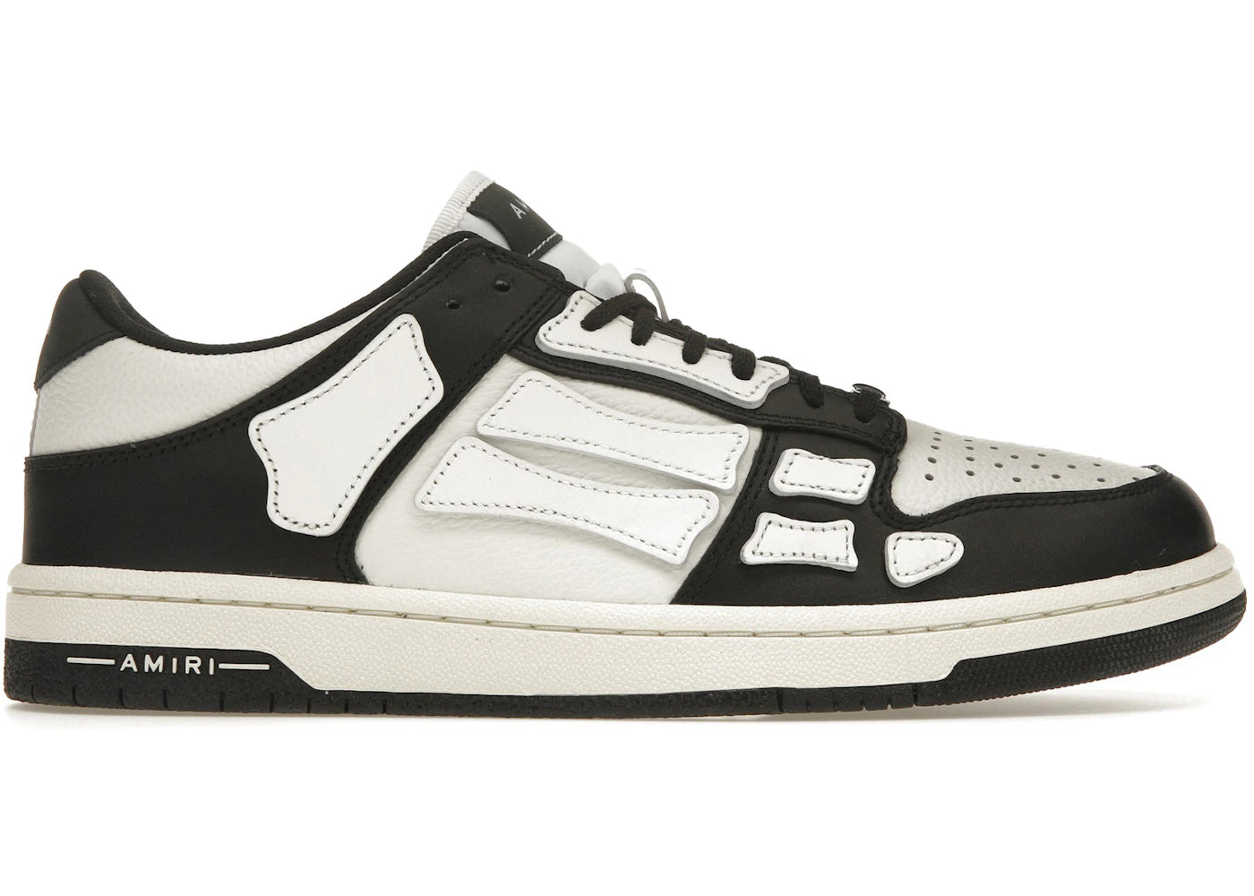 AMIRI Skel Top Low-Black White