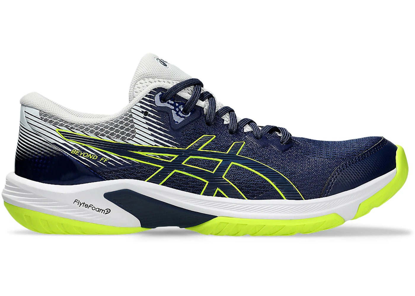 ASICS Beyond FF-Blue Expanse Safety Yellow