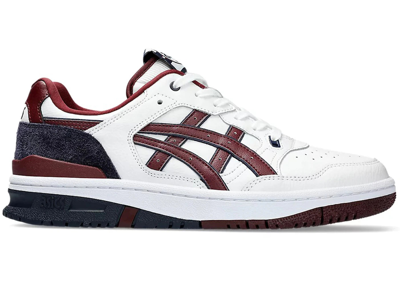 ASICS EX89-White Port Royal Burgundy