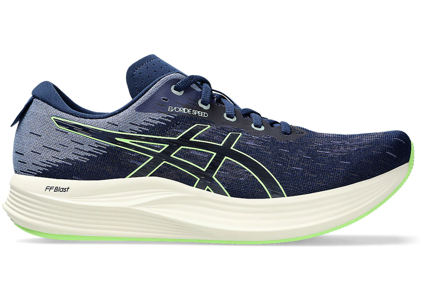 ASICS Evoride Speed 2-Blue Expanse Illuminate Green