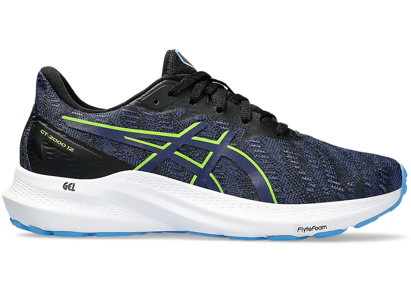 ASICS GT-2000 12-Black Blue Expanse (GS)