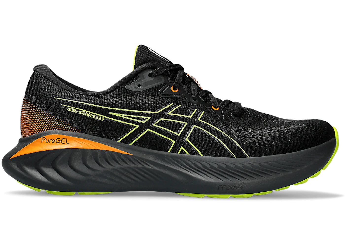 ASICS Gel-Cumulus 25 Gore-Tex-Black Neon Lime