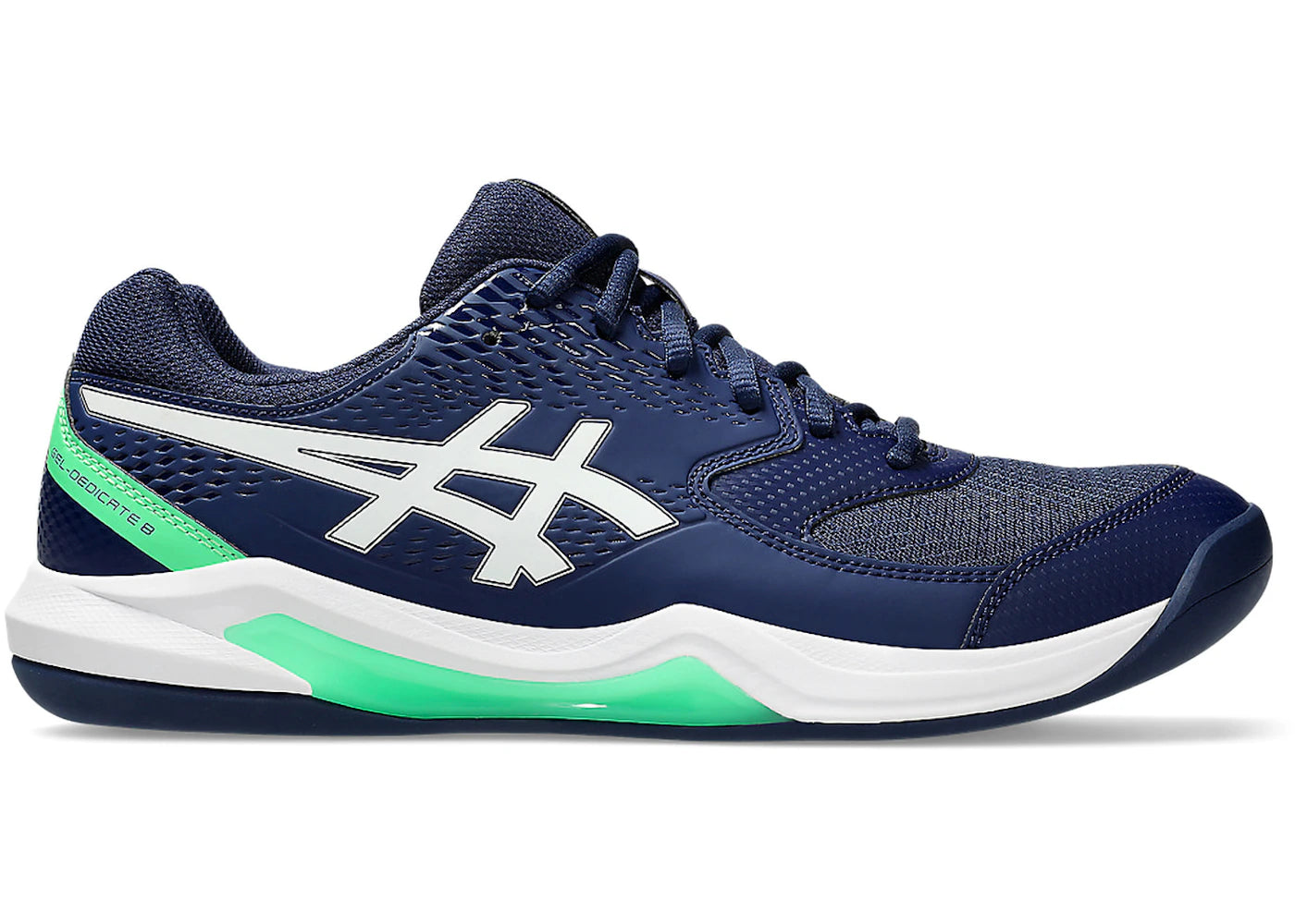 ASICS Gel-Dedicate 8 Indoor-Blue Expanse White