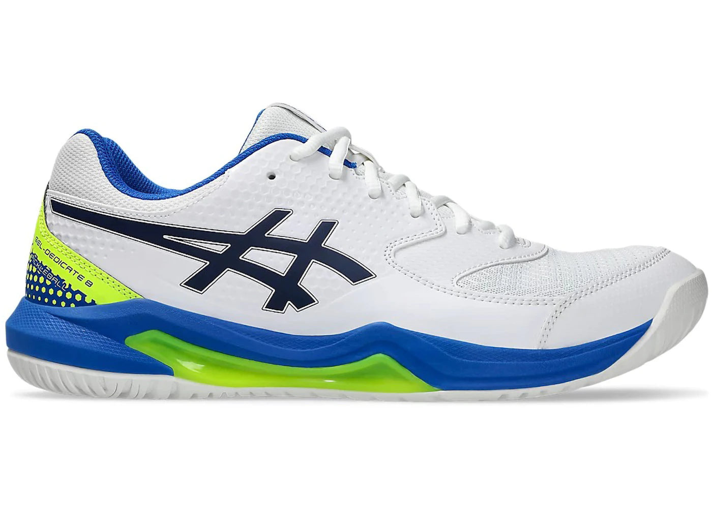 ASICS Gel-Dedicate 8 Pickleball-White Black