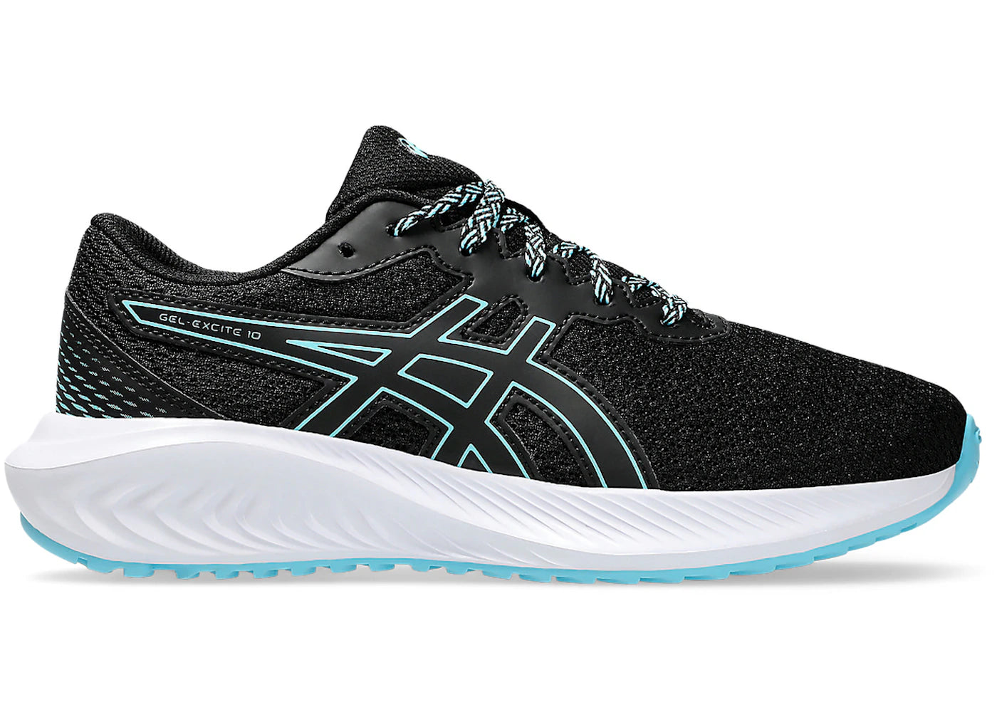 ASICS Gel-Excite 10-Black Bright Cyan (GS)