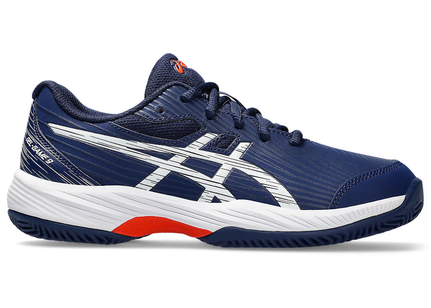 ASICS Gel-Game 9 Clay/OC-Blue Expanse White (GS)