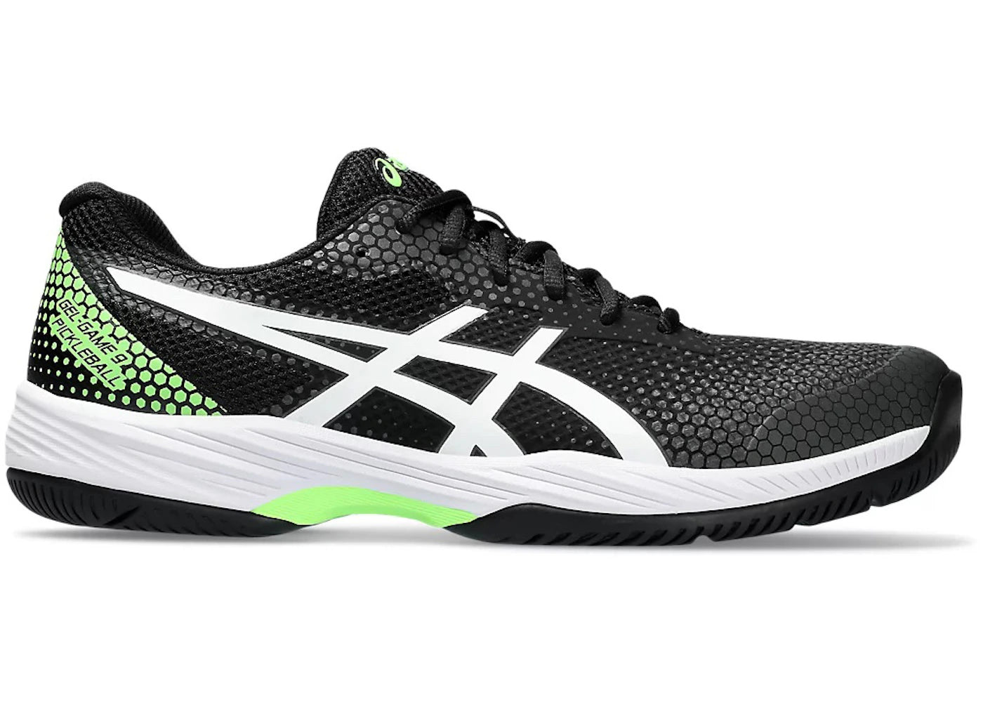 ASICS Gel-Game 9 Pickleball-Black White Green