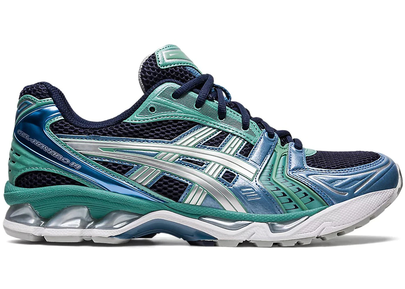 ASICS Gel-Kayano 14-Midnight Blue Pure Silver Aqua