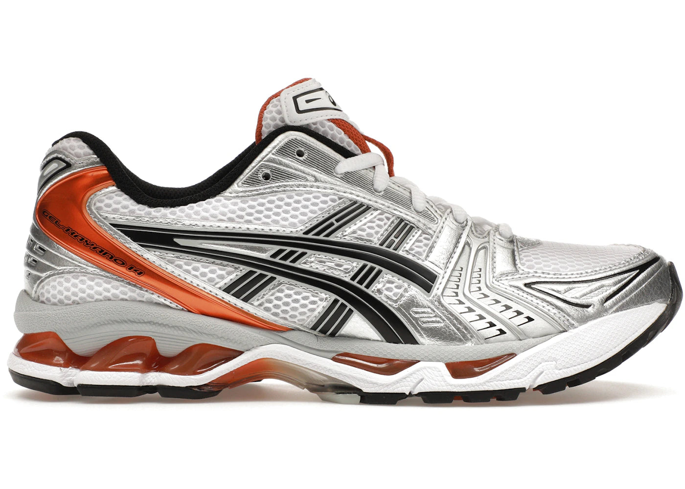 ASICS Gel-Kayano 14-White Piquant Orange