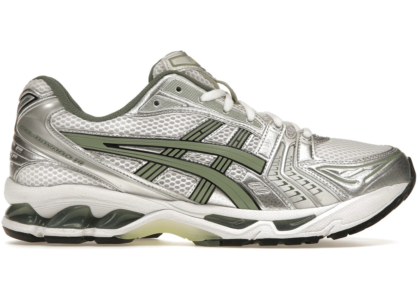 ASICS Gel-Kayano 14-White Pure Silver Slate Grey Sage