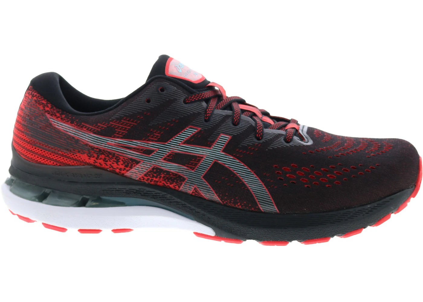 ASICS Gel-Kayano 28-Black Electric Red White