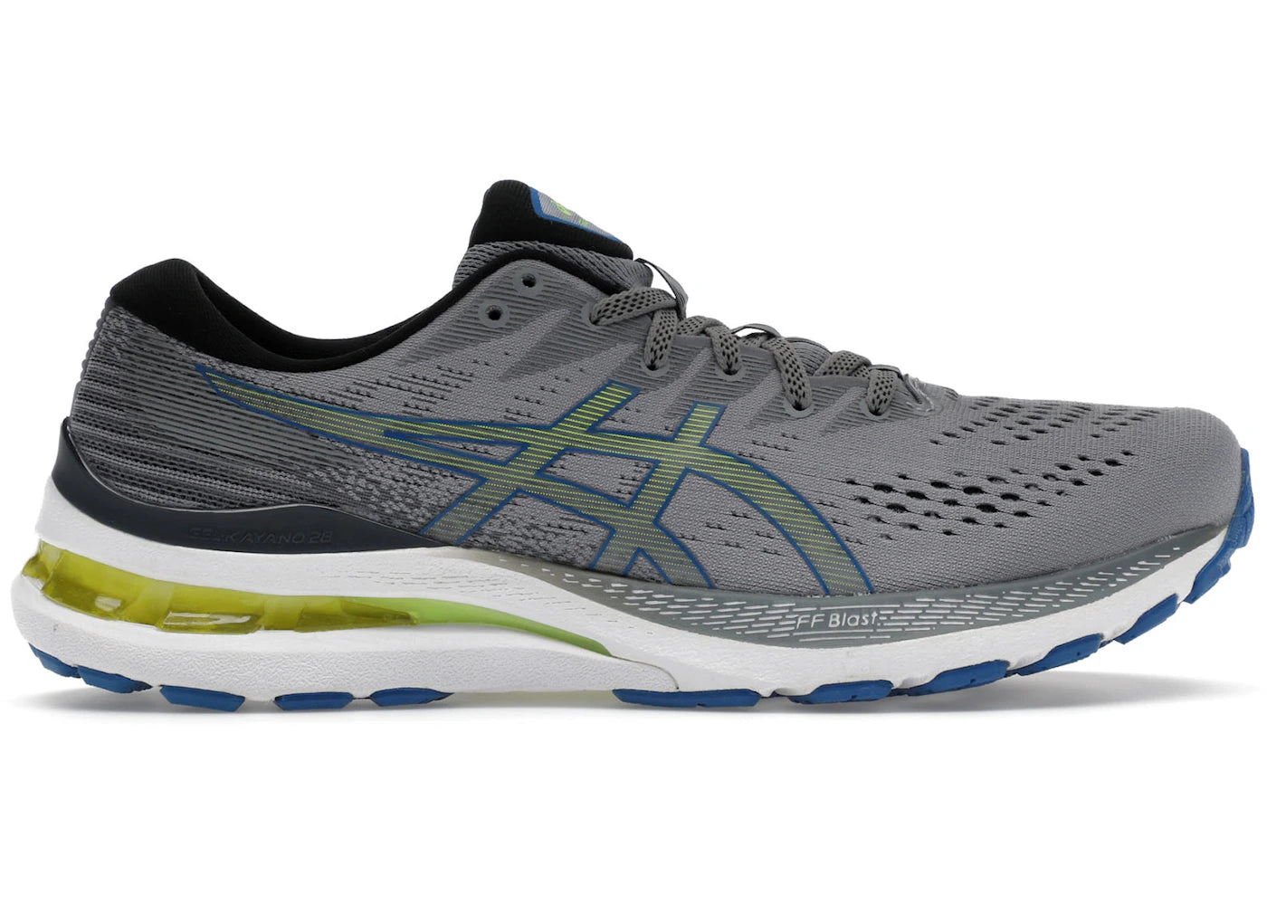 ASICS Gel-Kayano 28-Sheet Rock Grey Hazard Green