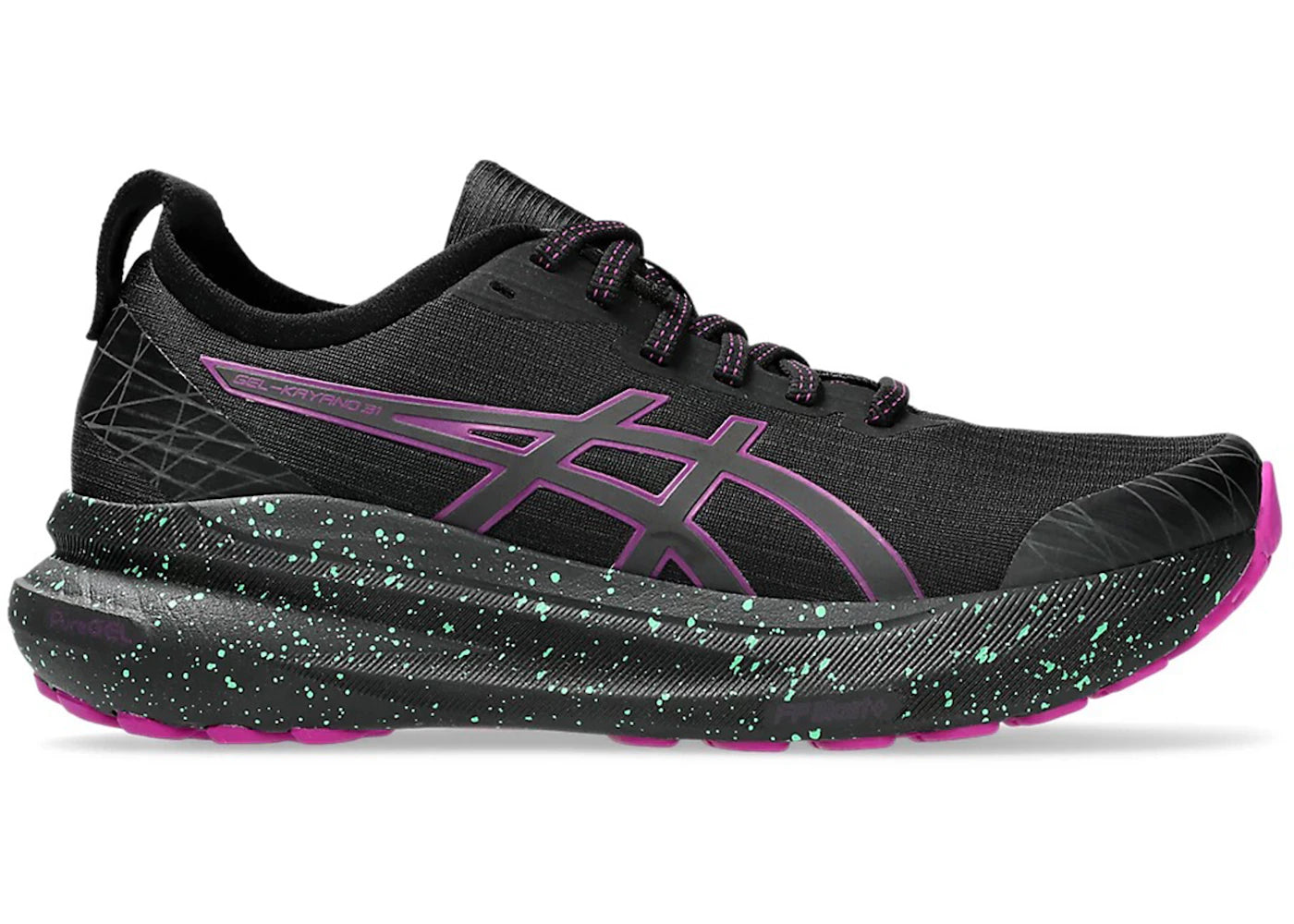 ASICS Gel-Kayano 31 Lite-Show-Lite-Show Black Purple Spectrum (Women's)