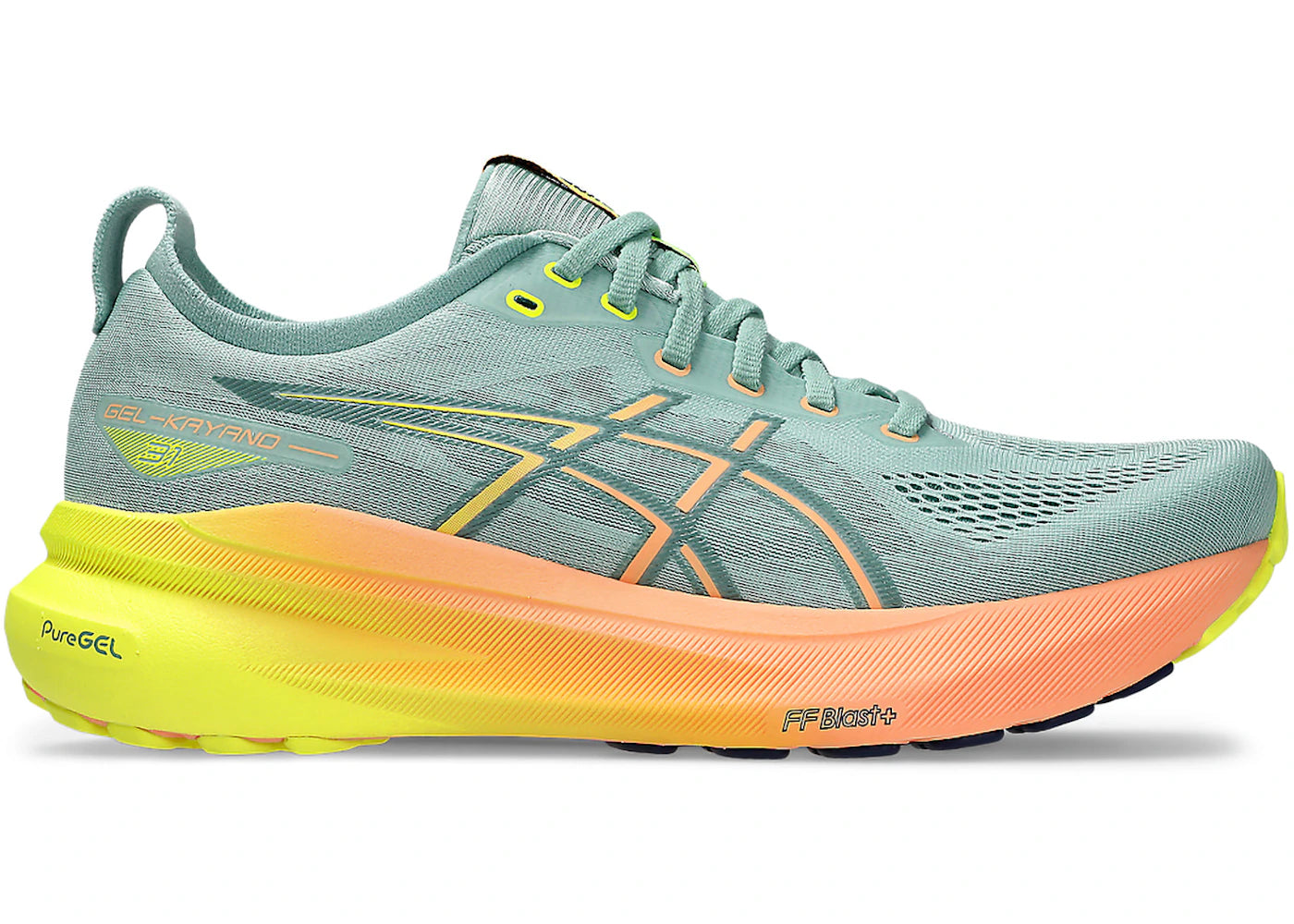 ASICS Gel-Kayano 31-Paris Light Celadon Safety Yellow