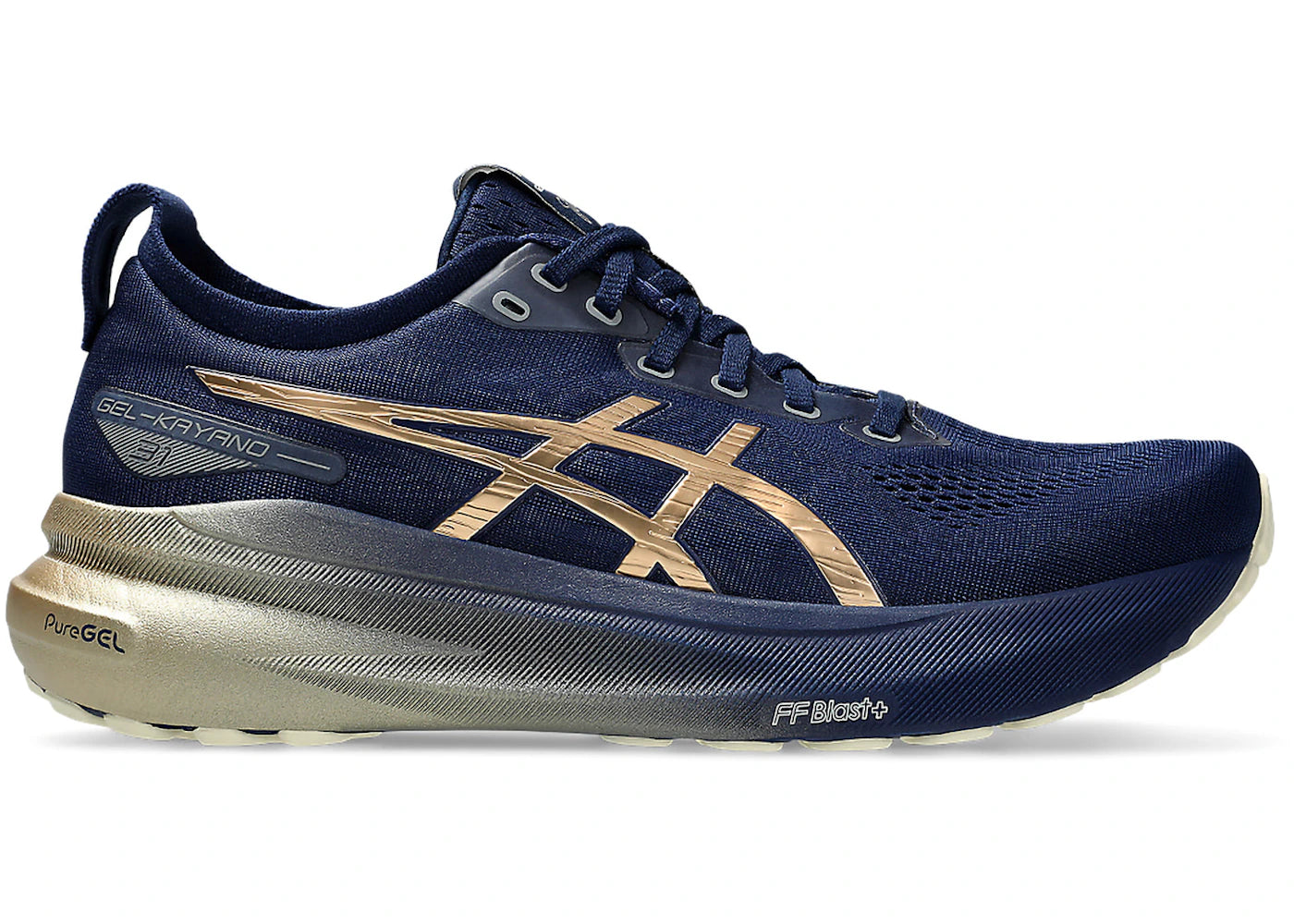 ASICS Gel-Kayano 31 Platinum-Blue Expanse Champagne
