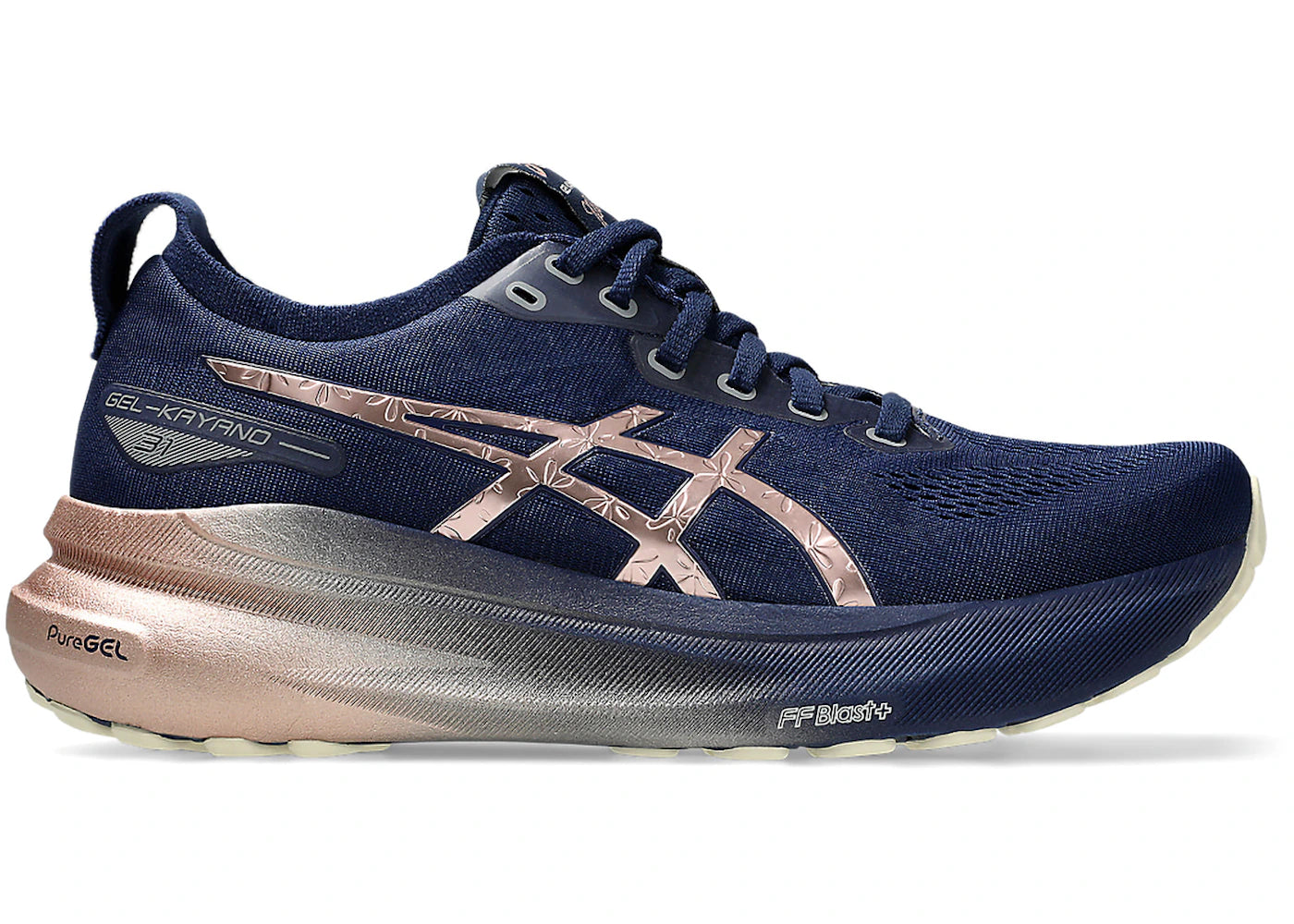 ASICS Gel-Kayano 31 Platinum-Blue Expanse Rose Gold (Women's)