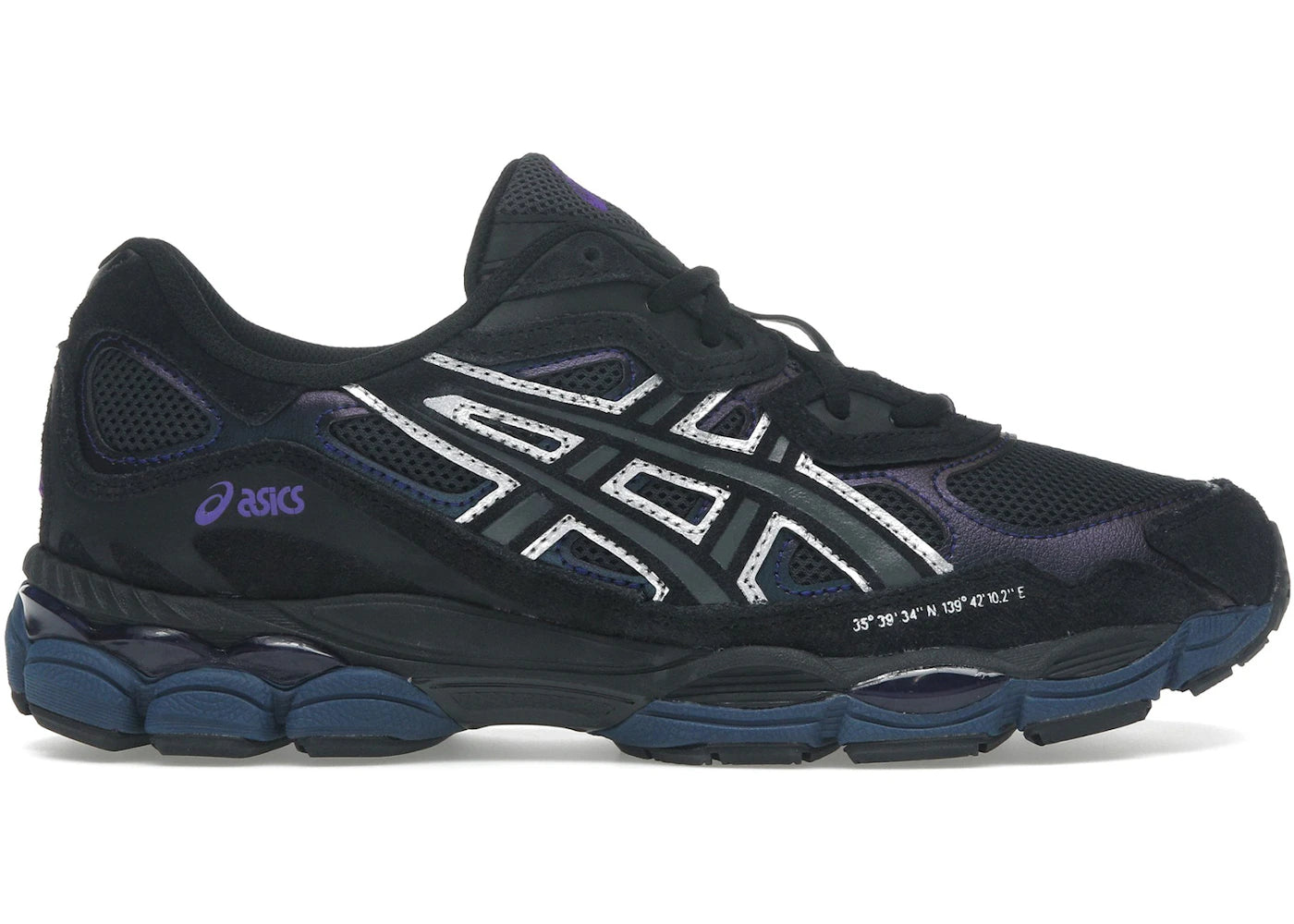 ASICS Gel-NYC-Black Graphite Grey Purple