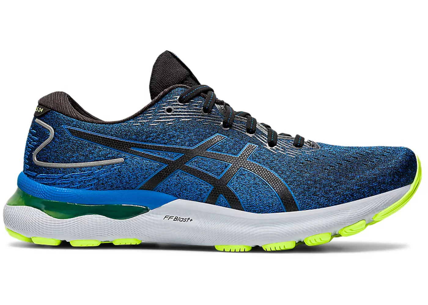 ASICS Gel-Nimbus 24-Black Blue Lake Drive