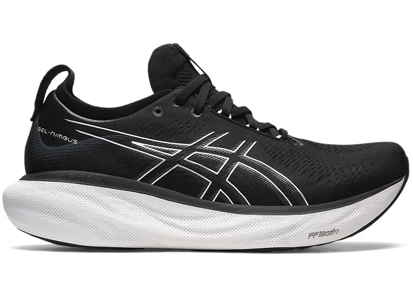ASICS Gel-Nimbus 25-Black Pure Silver