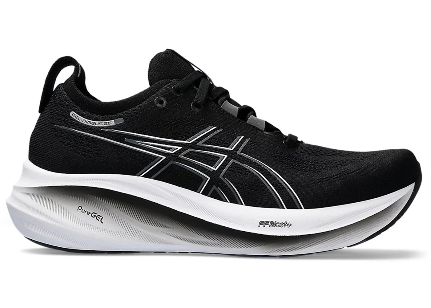 ASICS Gel-Nimbus 26-Black Graphite Grey (Women's)