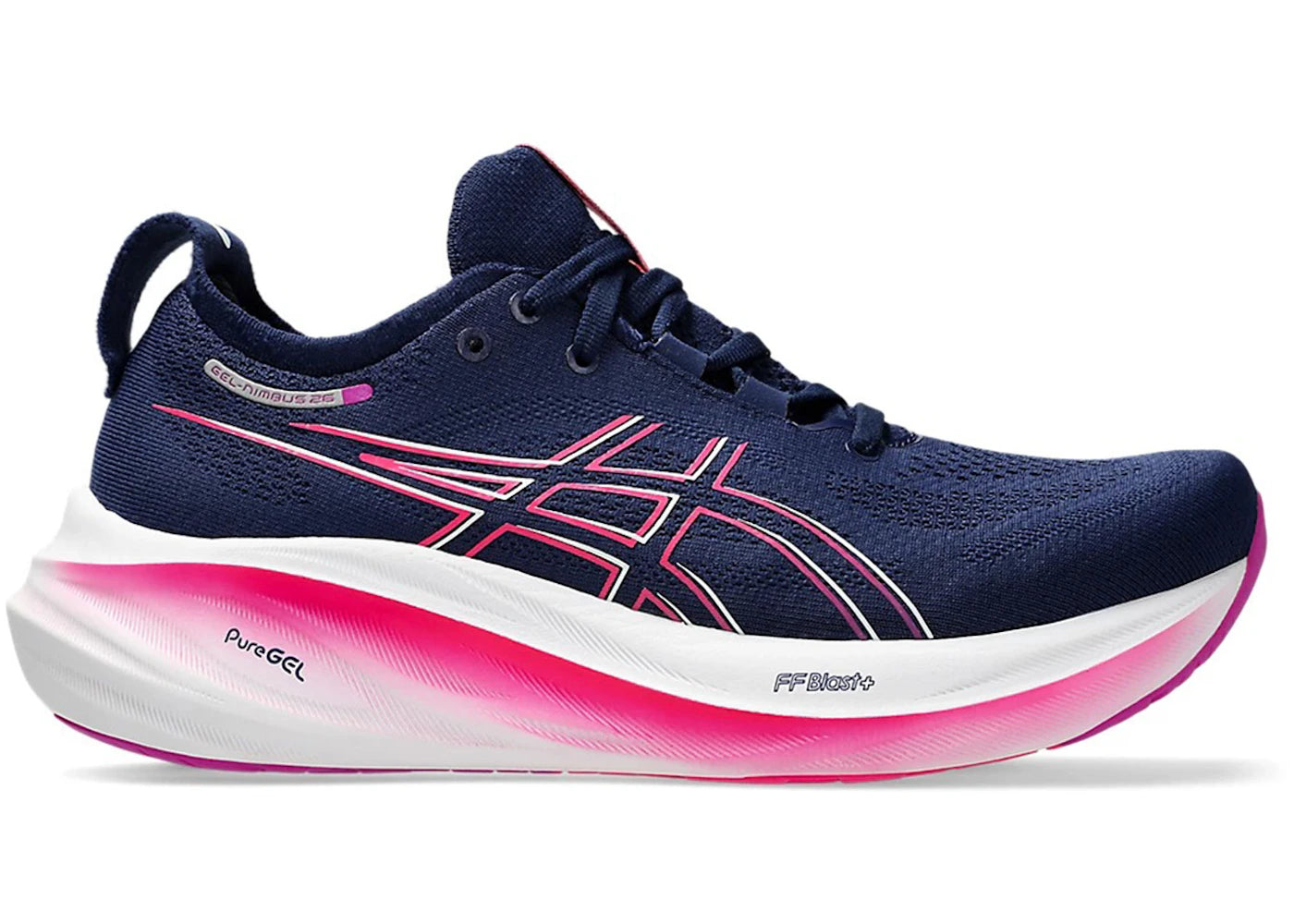 ASICS Gel-Nimbus 26-Blue Expanse Bold Magenta (Women's)